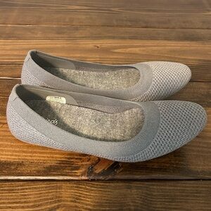 Allbirds Tree Breezer Gray Flats, Like New